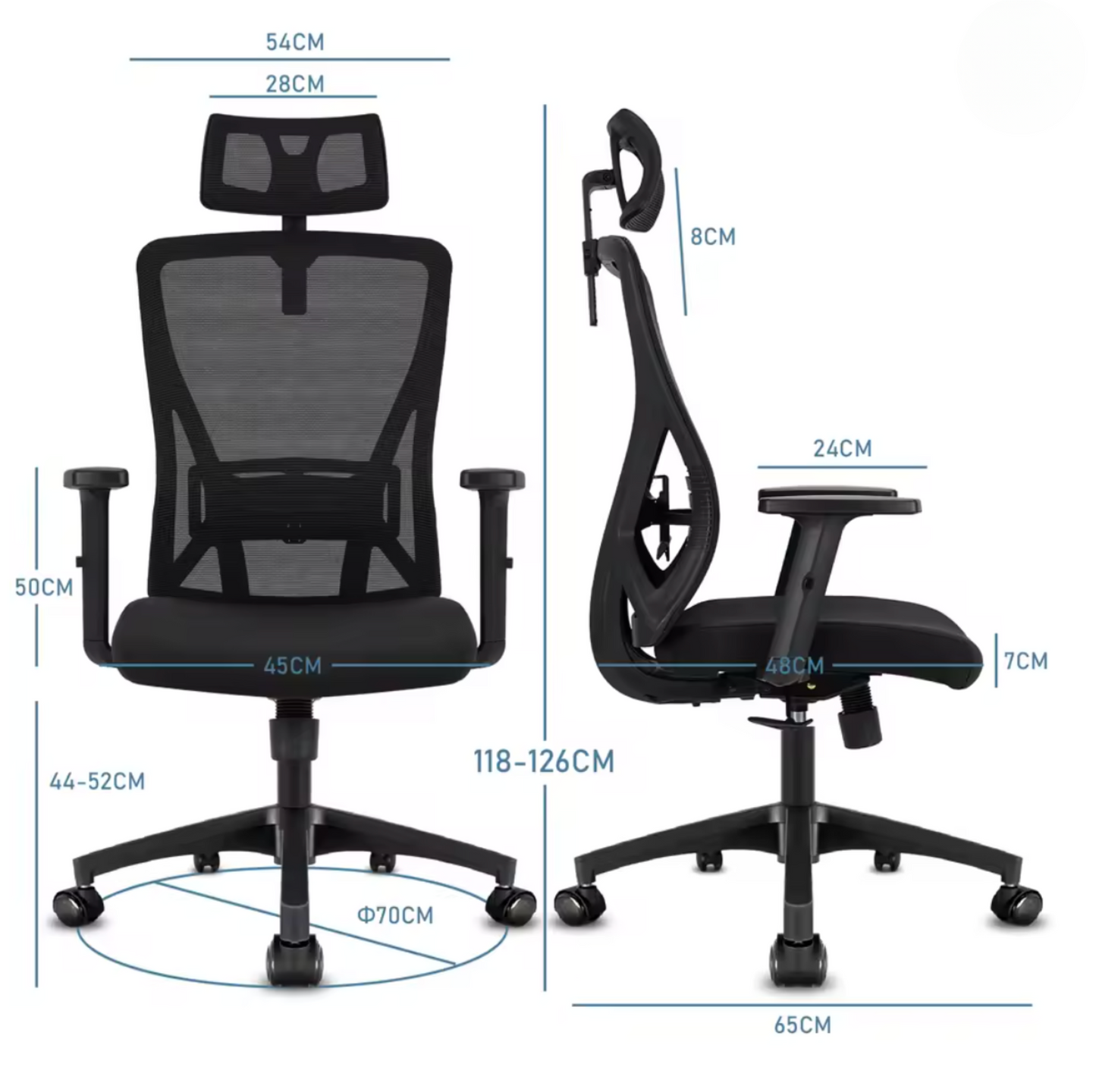 Chaise ergonomique