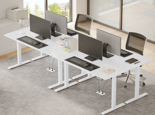 Bureau éléctrique blanc